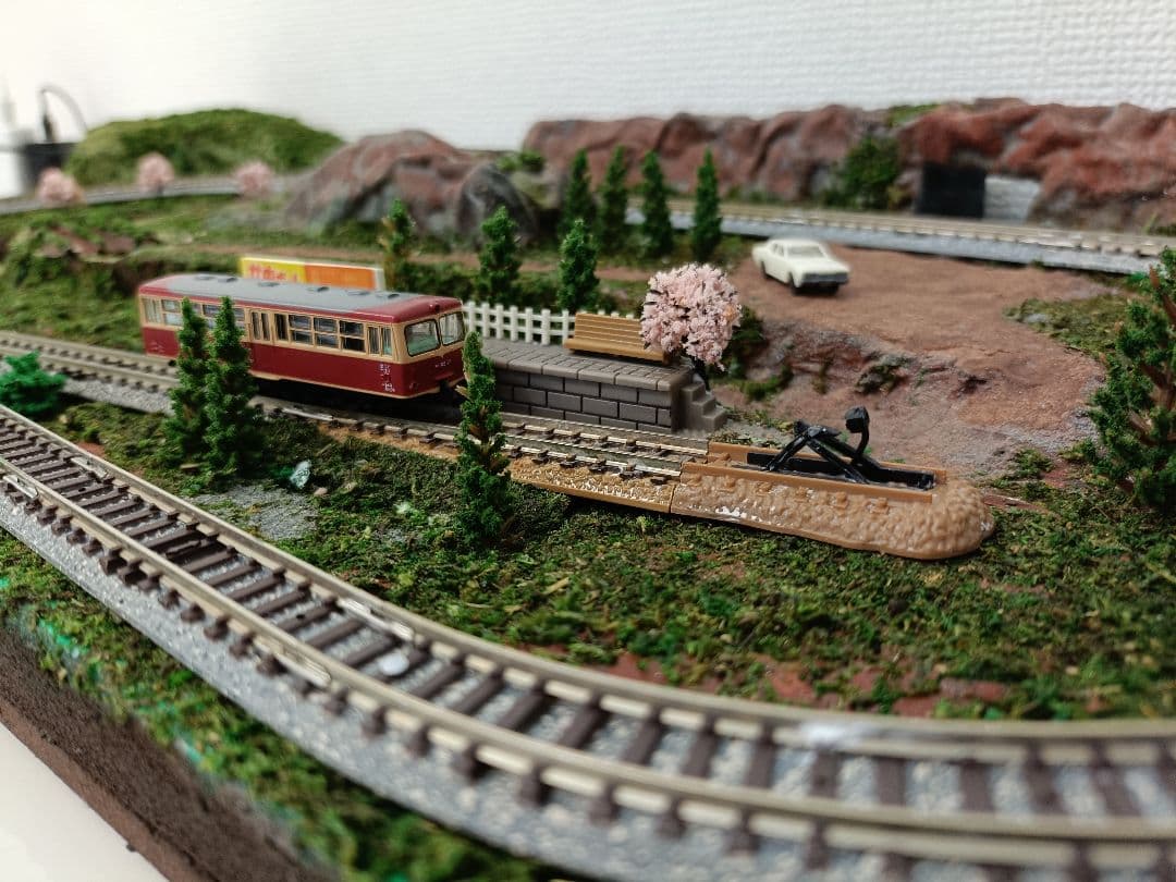 TOMIX 卓上ジオラマ レイアウト パワーユニット 電車 ストラクチャ 信号付