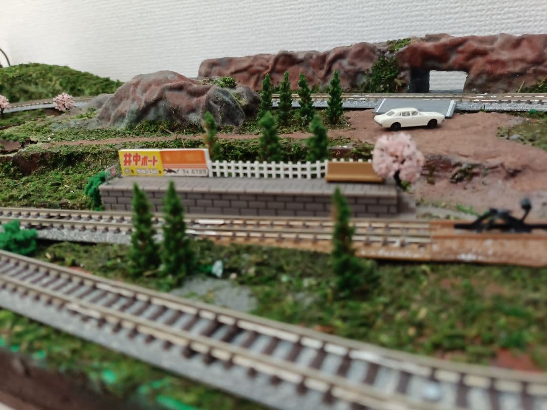 TOMIX 卓上ジオラマ レイアウト パワーユニット 電車 ストラクチャ 信号付