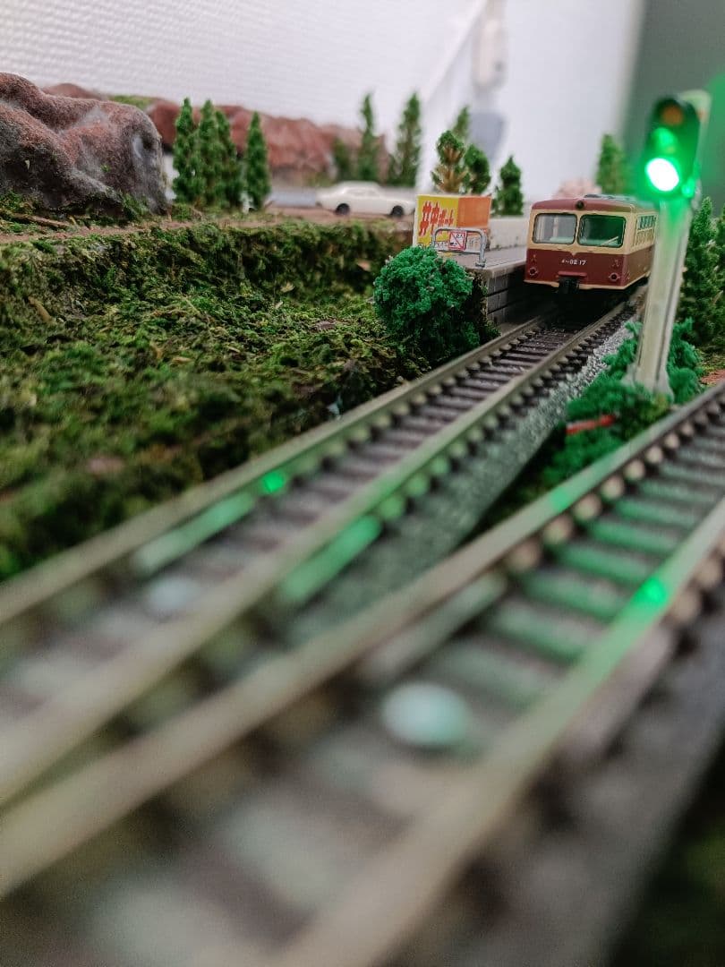 TOMIX 卓上ジオラマ レイアウト パワーユニット 電車 ストラクチャ 信号付