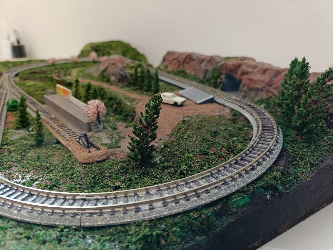 TOMIX 卓上ジオラマ レイアウト パワーユニット 電車 ストラクチャ 信号付