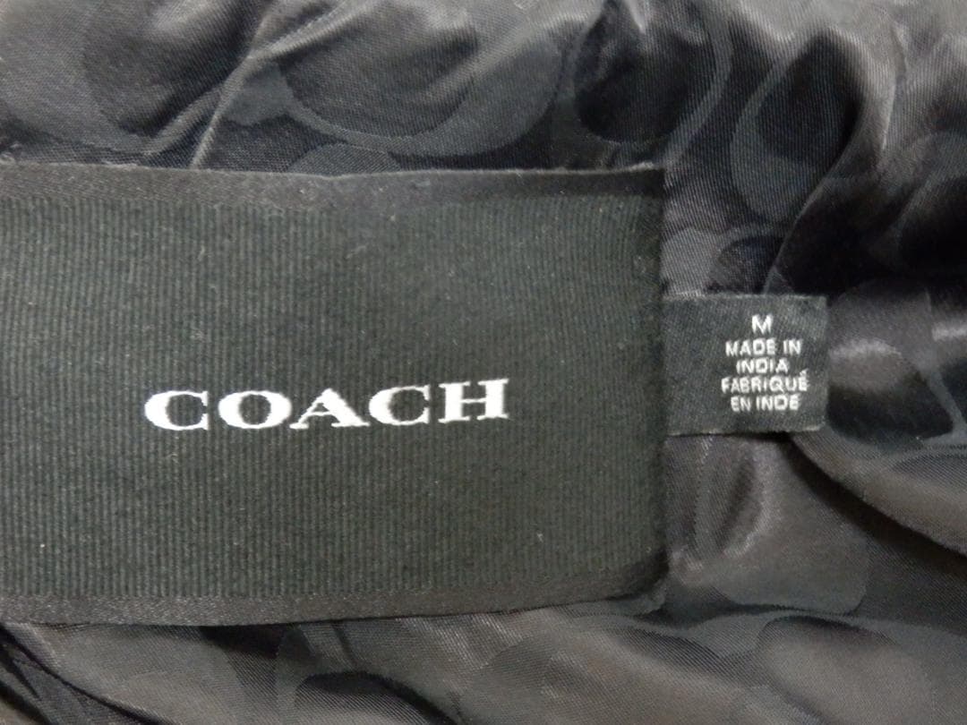 M1521 COACH コーチ レザーレーサー シングルライダース Mサイズ