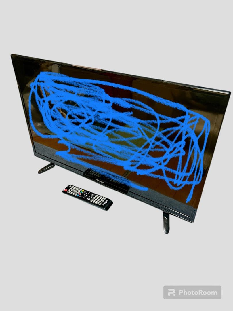 【2018年製】Hisense 32インチ液晶テレビ リモコン ケーブル付き
