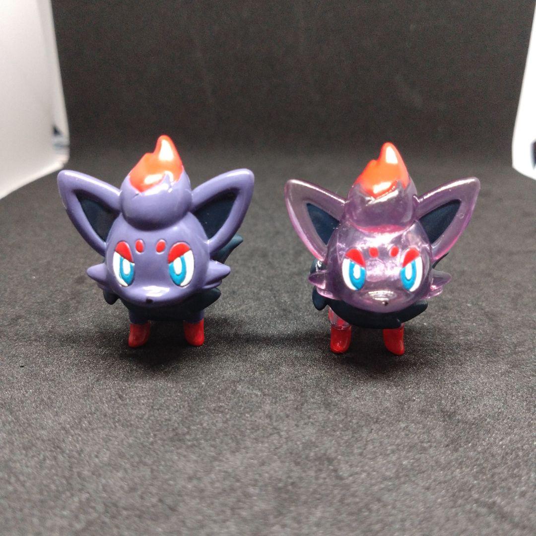 モンコレ　初期　レトロ　ポケモン　ゾロア　ゾロアーク　限定　クリア　匿名配送