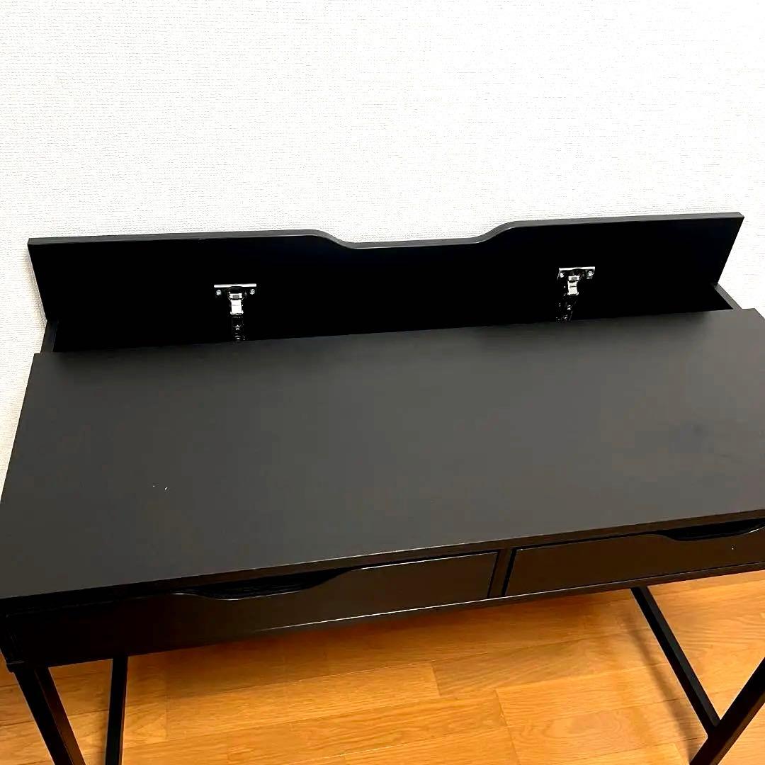 【青菜 】IKEA ALEX アレクス PCデスク 黒 パソコンデスク
