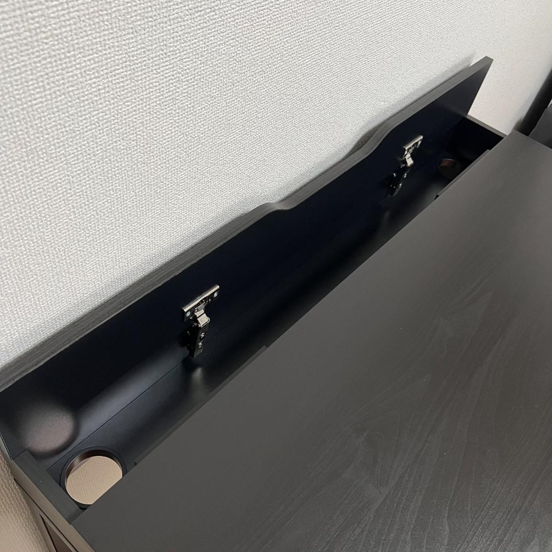 【青菜 】IKEA ALEX アレクス PCデスク 黒 パソコンデスク