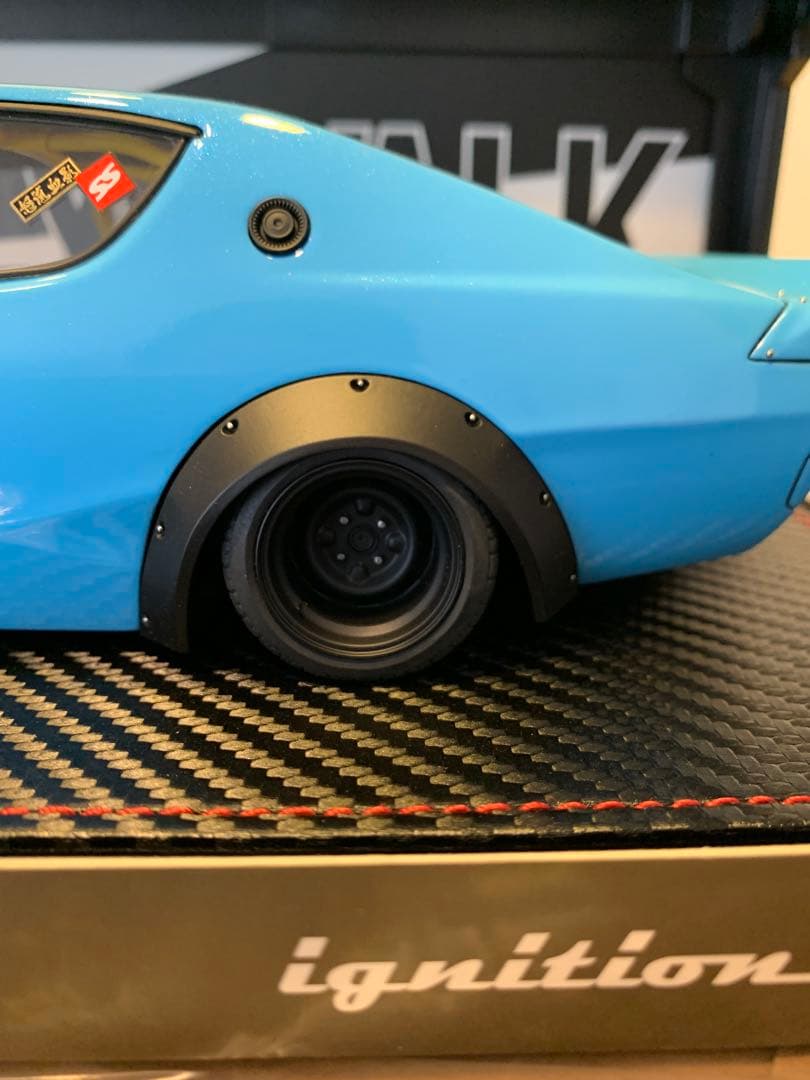 週末値下げ！イグニッションモデル　1/18 LBWK ケンメリ ブルー　0433