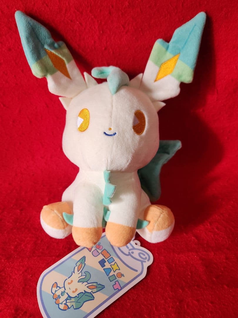 ポケモン　リーフィア　ぬいぐるみ　ミックスオレ　ポケモンセンター　ポケセン