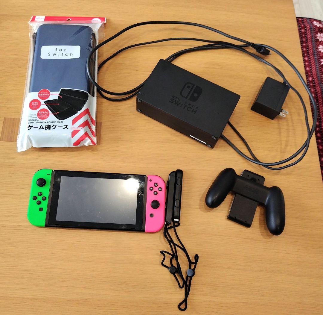 Nintendo Switch 本体 ピンク／緑