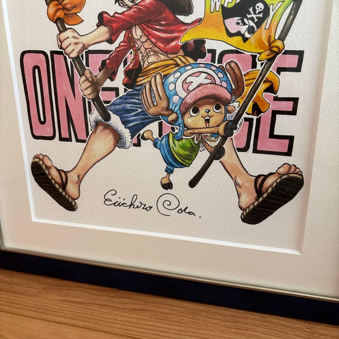 D*a様 ワンピース 高級複製原画 尾田栄一郎　サイン入り　週刊少年ジャンプ50
