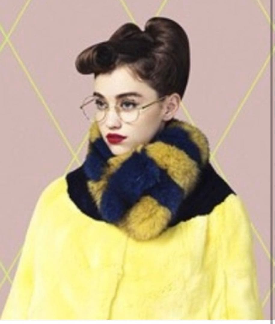 TRESOR トレゾア FOXファー　ティペット　ネックウォーマー