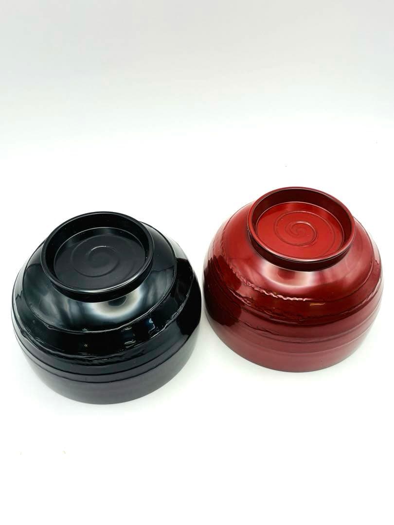 新品未使用　輪島塗　うるし工芸なかたに　漆器　黒　赤