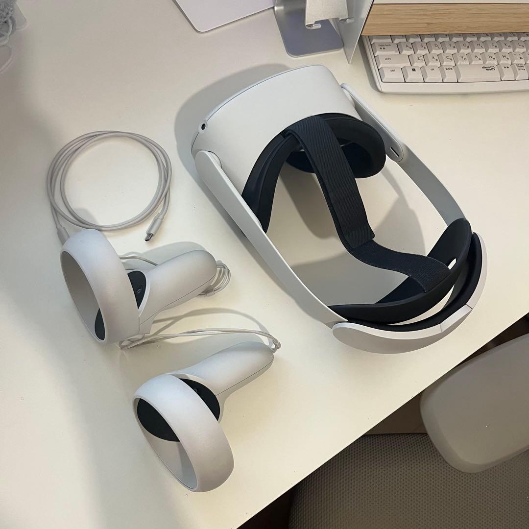  quest 2 128GB 箱付き + elite ストラップ付き