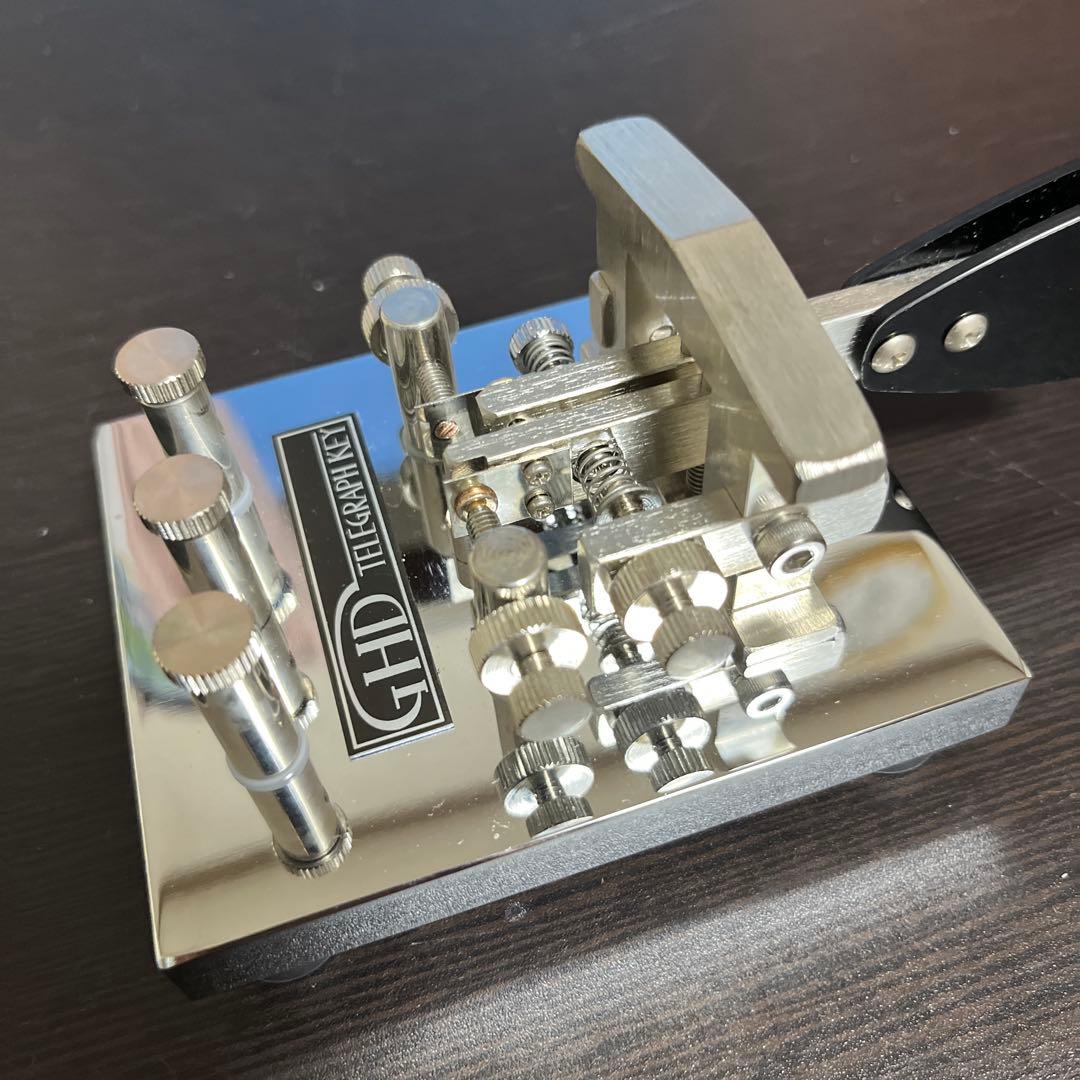 GHD 電信機 モールス信号送信装置 シルバー