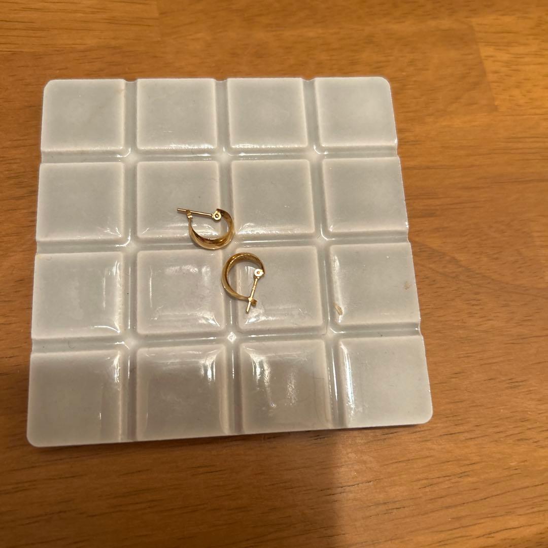 18金フープピアス