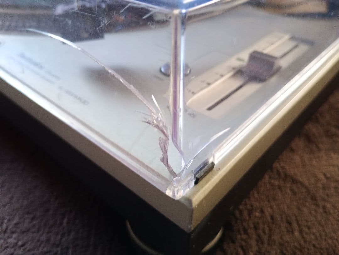 Technics ターンテーブル SL1200 MK3D　カバー付き