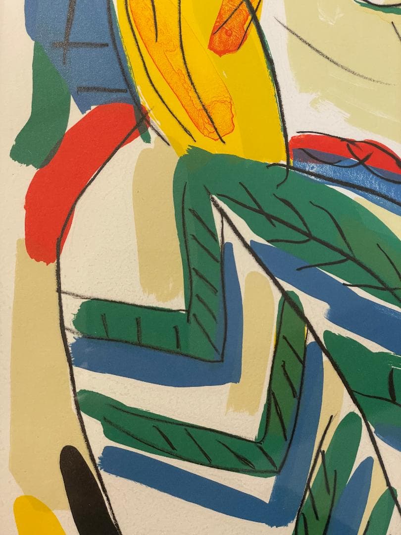 お*な様 「真作」池田満寿夫「ベランダの女」リトグラフ　143/210　直筆サイ