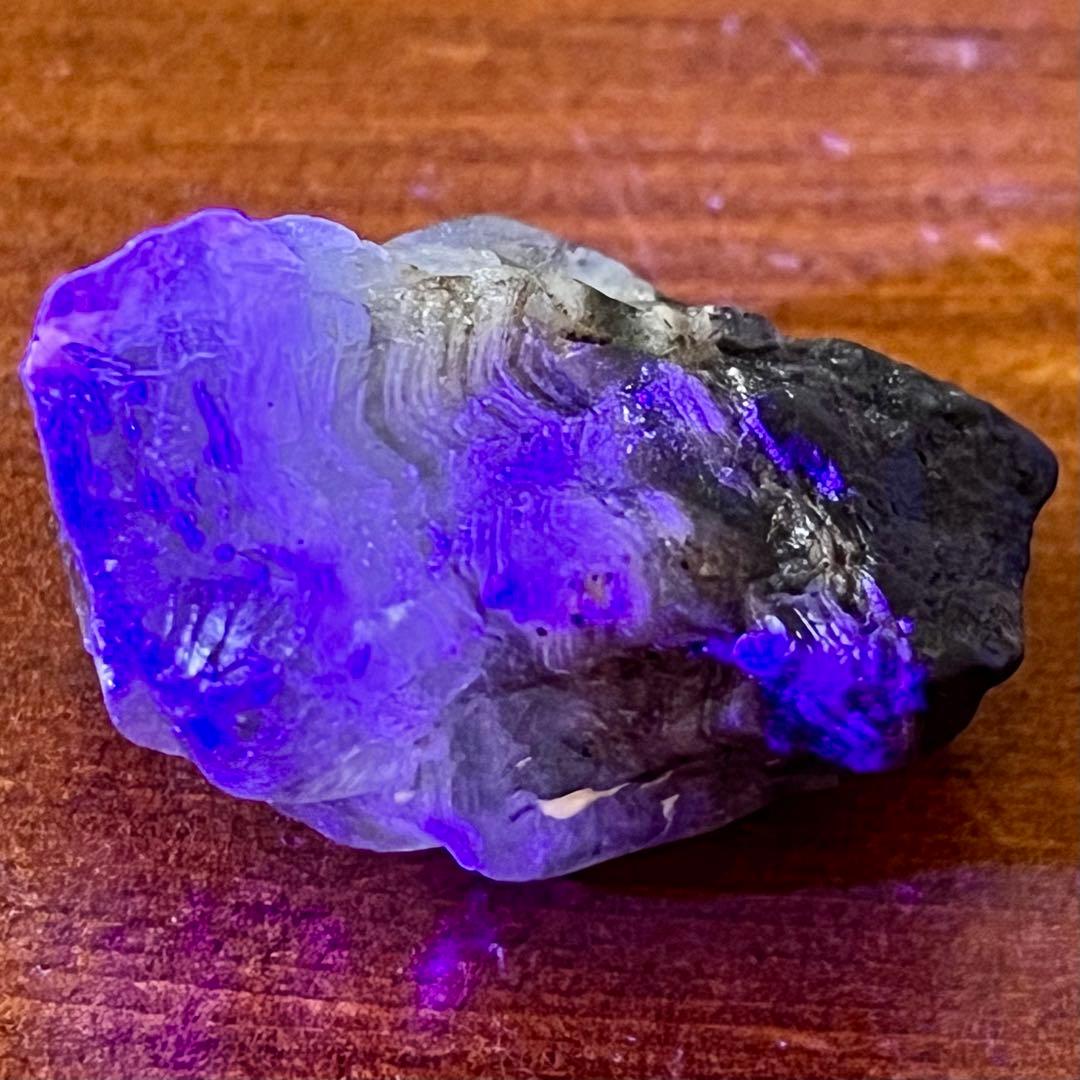 バイカラー 縞模様 フローライト 90.9ct 原石 グリーン グレー 一点物