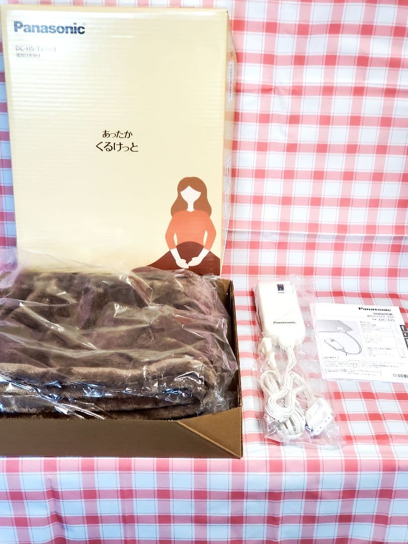 ❤️パナソニック❤️洗える電気ひざかけ/くるけっと❤️ブラウン❤️DC-H5-T