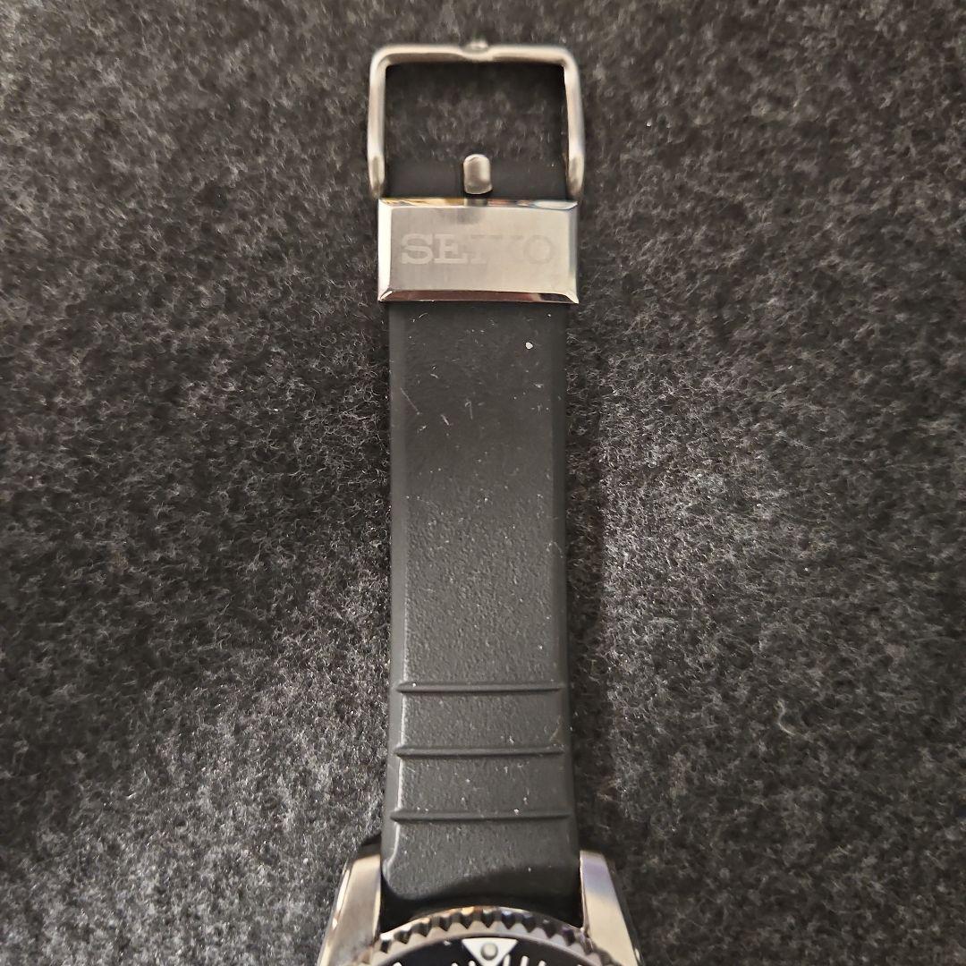 黄*昏様 SEIKO ソーラー ダイバーズウォッチ ブラック