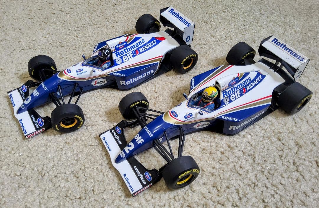 1/18 ミニチャンプス ウィリアムズ ルノー FW16 A.セナ D.ヒル