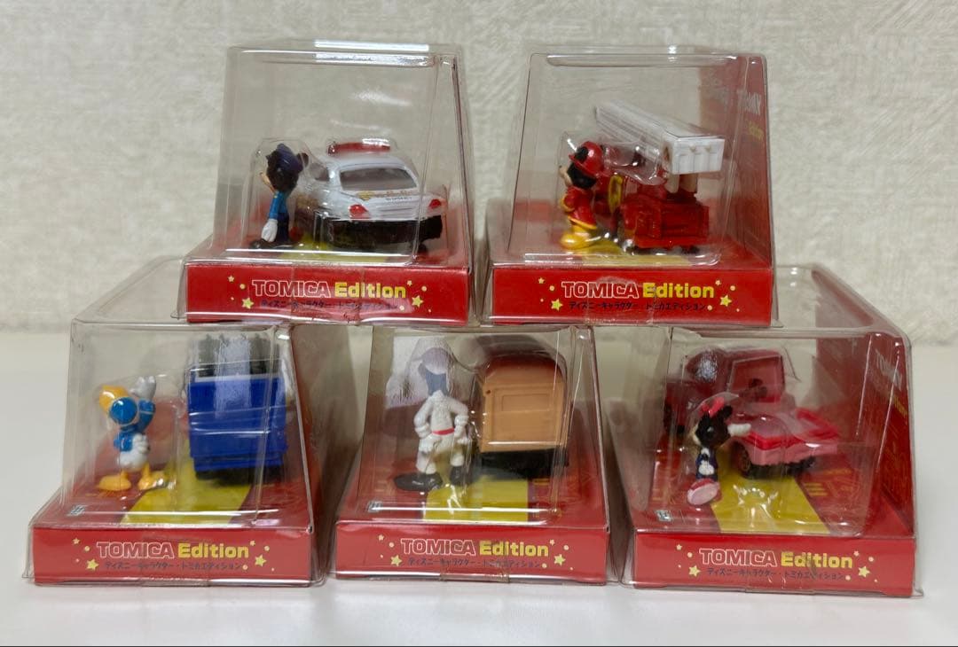 トミカ ディズニーキャラクター トミカエディション 第1弾 5種類フルセット
