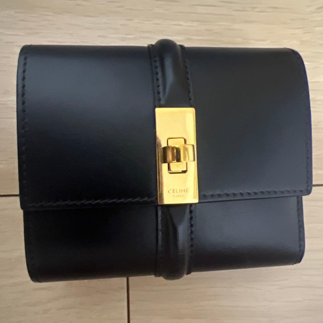 【極美品】CELINE セリーヌ スモール トリフォールドウォレット