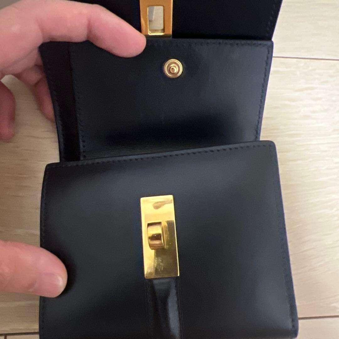 【極美品】CELINE セリーヌ スモール トリフォールドウォレット