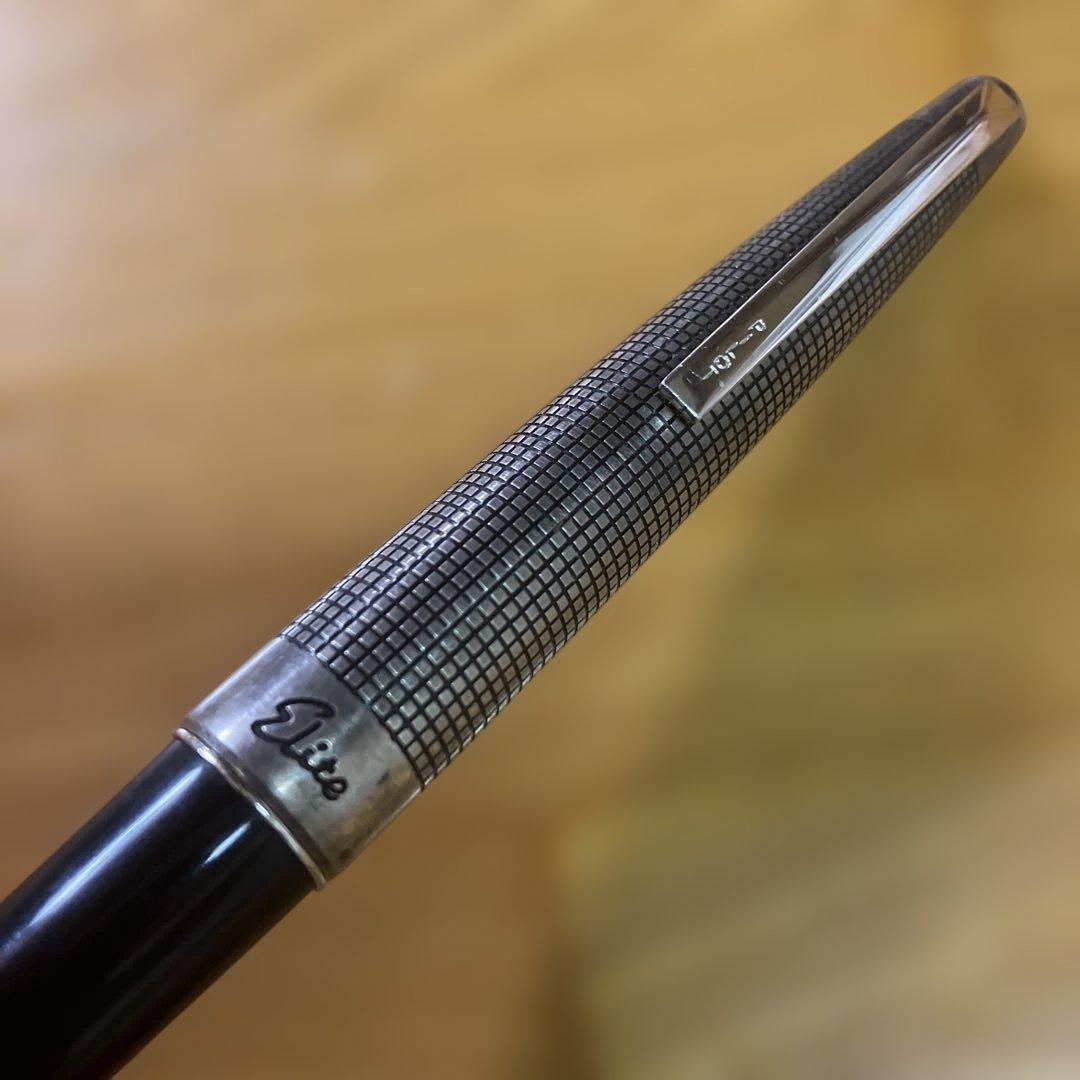 PILOT elite スターリングシルバーキャップ 万年筆　パイロット
