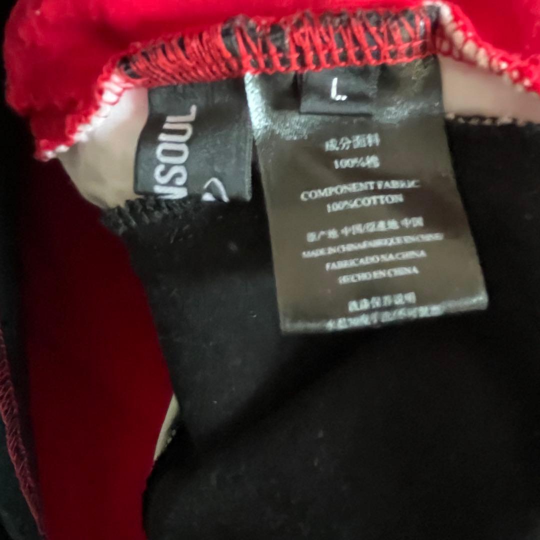 PERSONSOUL レーシングエレメントシンボル Tシャツ　レッド