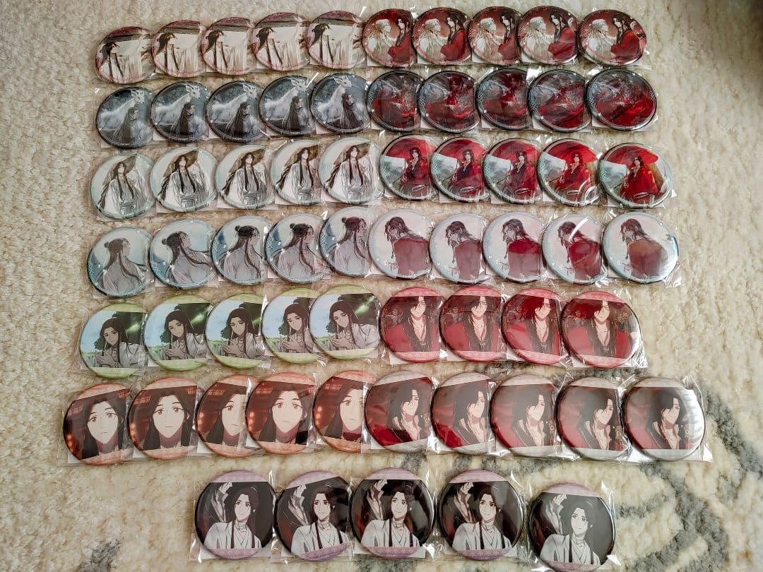 天官賜福　くじ引き堂　缶バッジ　 64個セット