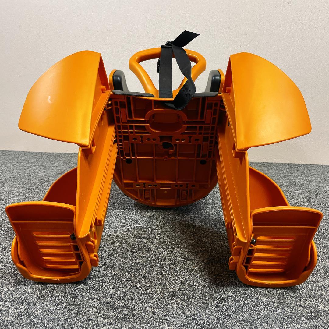 美品　OGK RBC-017DX2 自転車用チャイルドシート 希少色　オレンジ