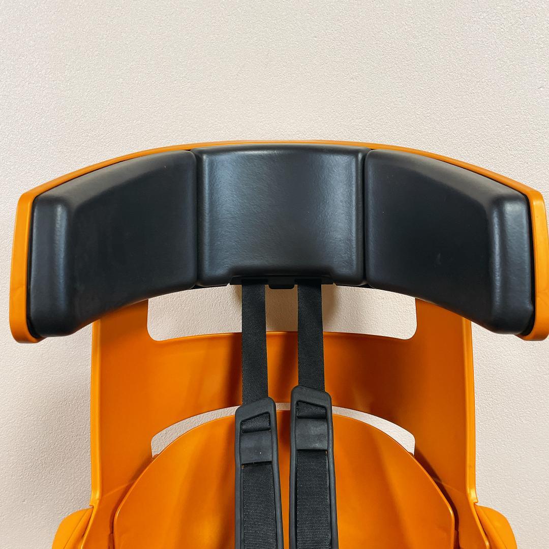 美品　OGK RBC-017DX2 自転車用チャイルドシート 希少色　オレンジ