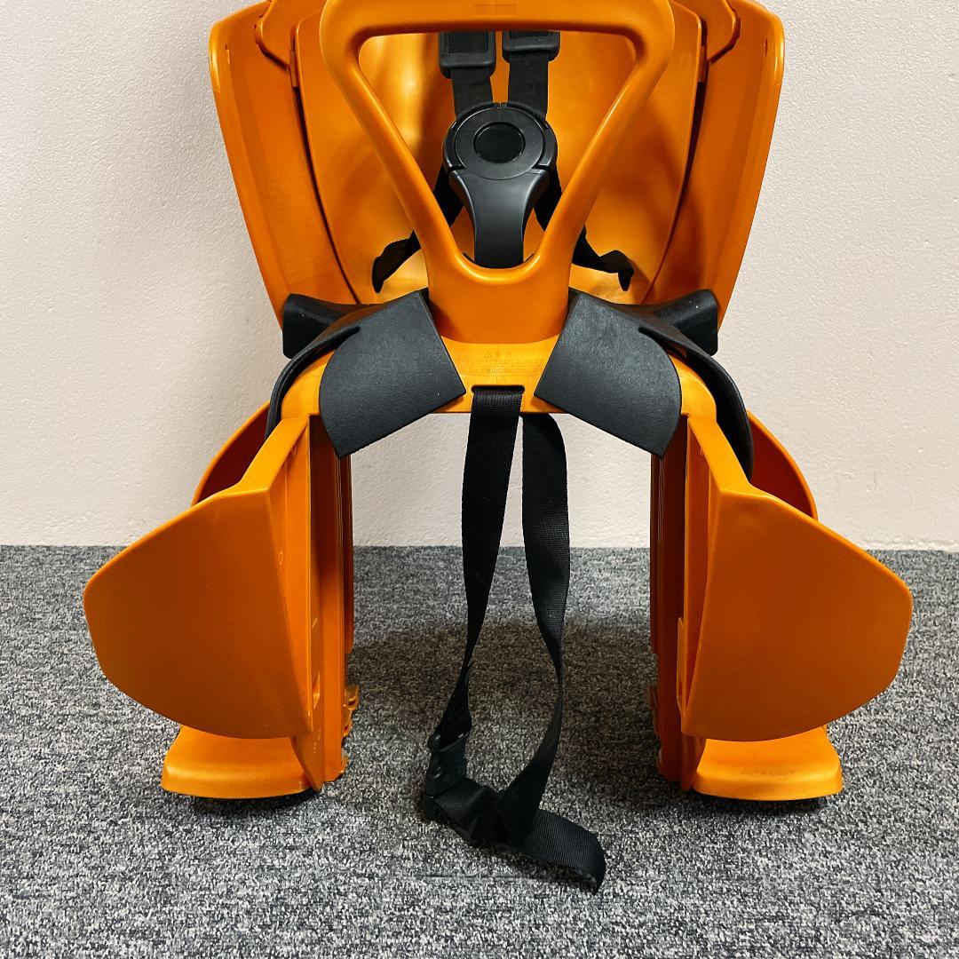 美品　OGK RBC-017DX2 自転車用チャイルドシート 希少色　オレンジ