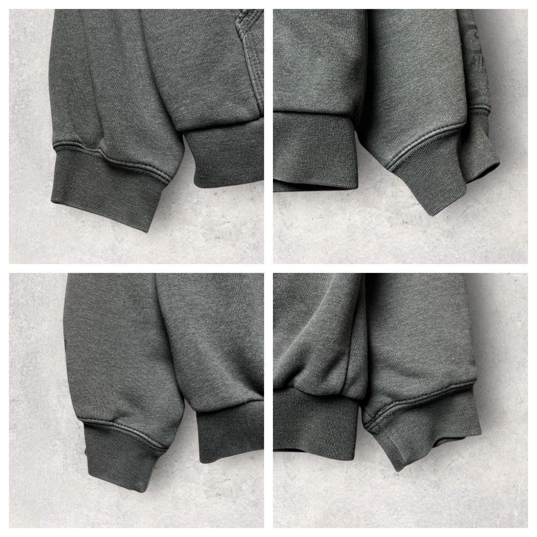 カーハート 裏サーマル ジップアップ パーカー ダブルフェイス グレー M