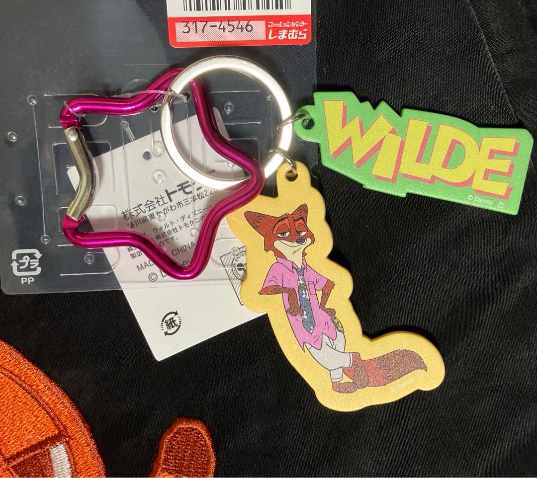 新品　しまむら　アベイル　ズートピア　ニック　トート　バッグ　チャーム　ポーチ