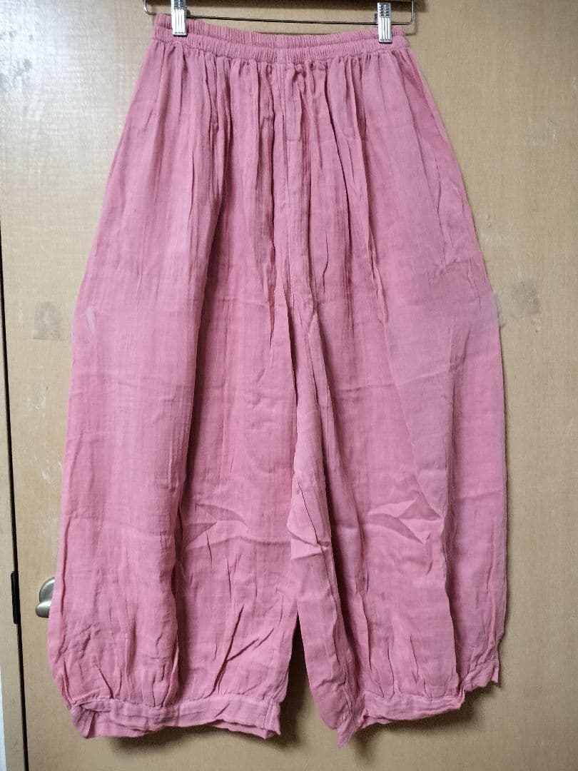 エスニック　バールンパンツ　アラジンパンツ　ダブルガーゼ　注文品 新品　タイ製