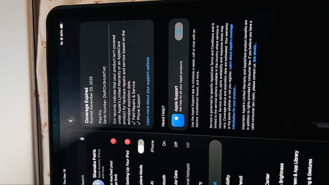 iPad Pro 11インチ 2世代Wi-Fi + Cellular 256GB