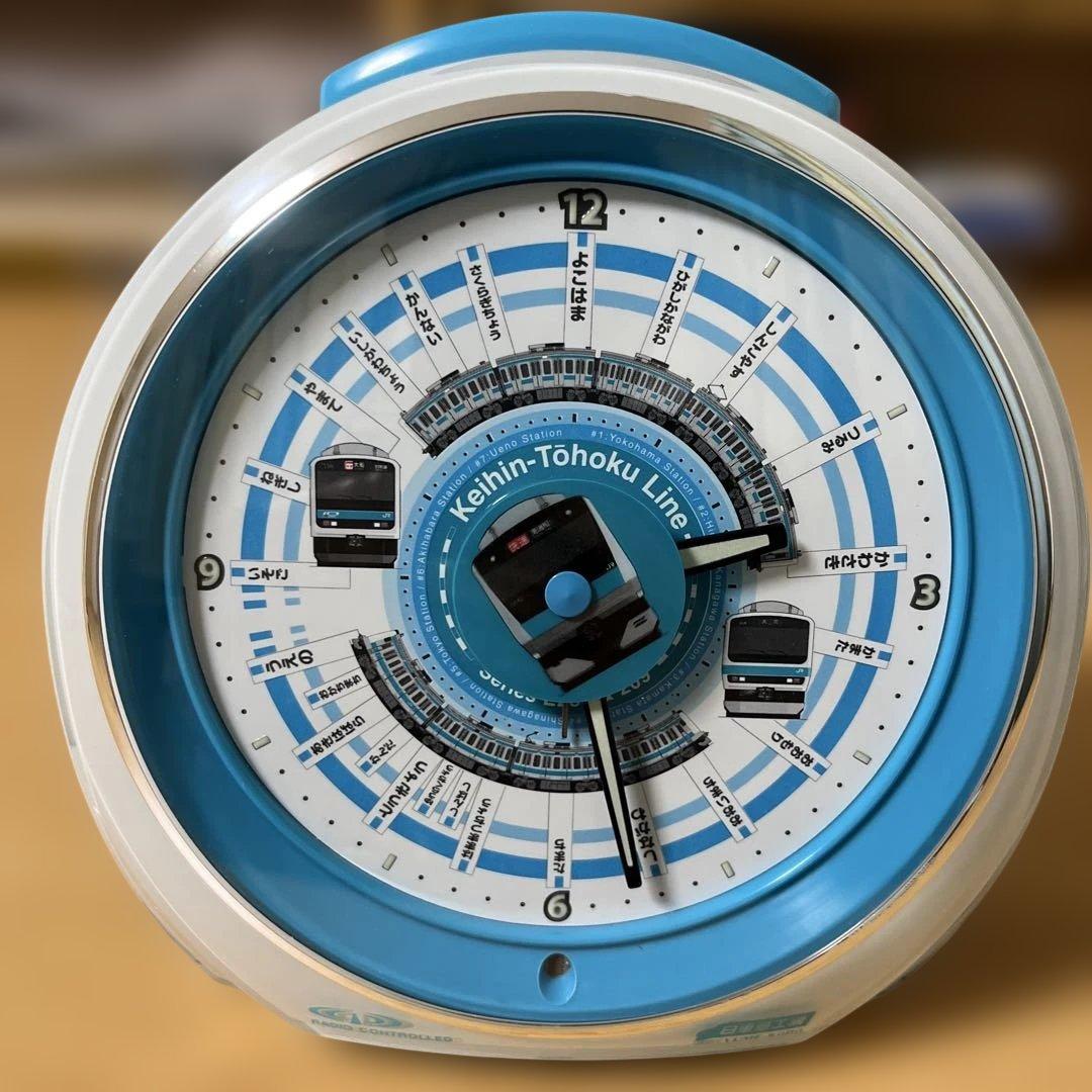 日車夢工房 京浜東北線 駅メロ 電波目覚まし時計