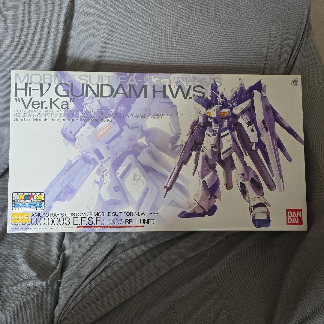 ガンプラEXPO限定Hi-νガンダムH.W.S.Ver.Ka メカニカルクリア