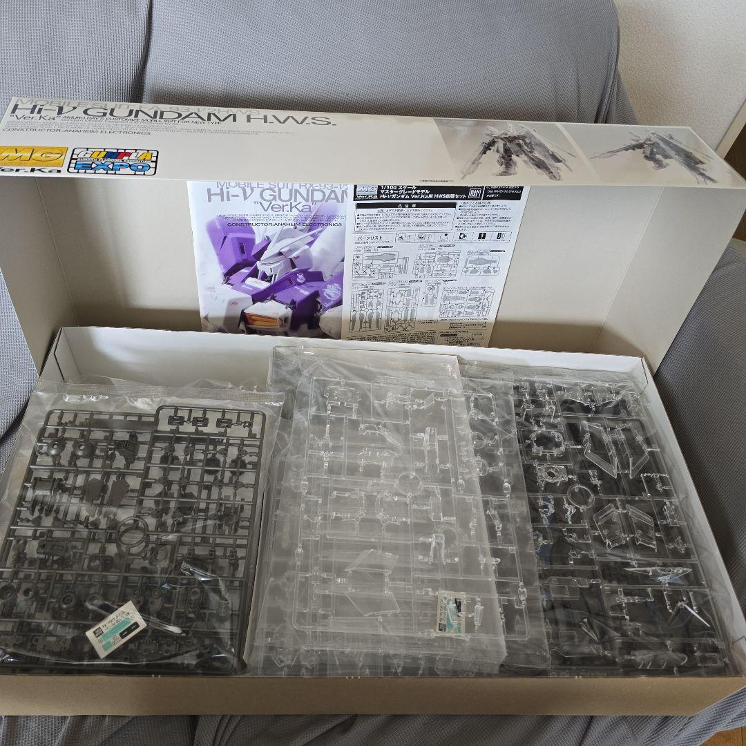ガンプラEXPO限定Hi-νガンダムH.W.S.Ver.Ka メカニカルクリア