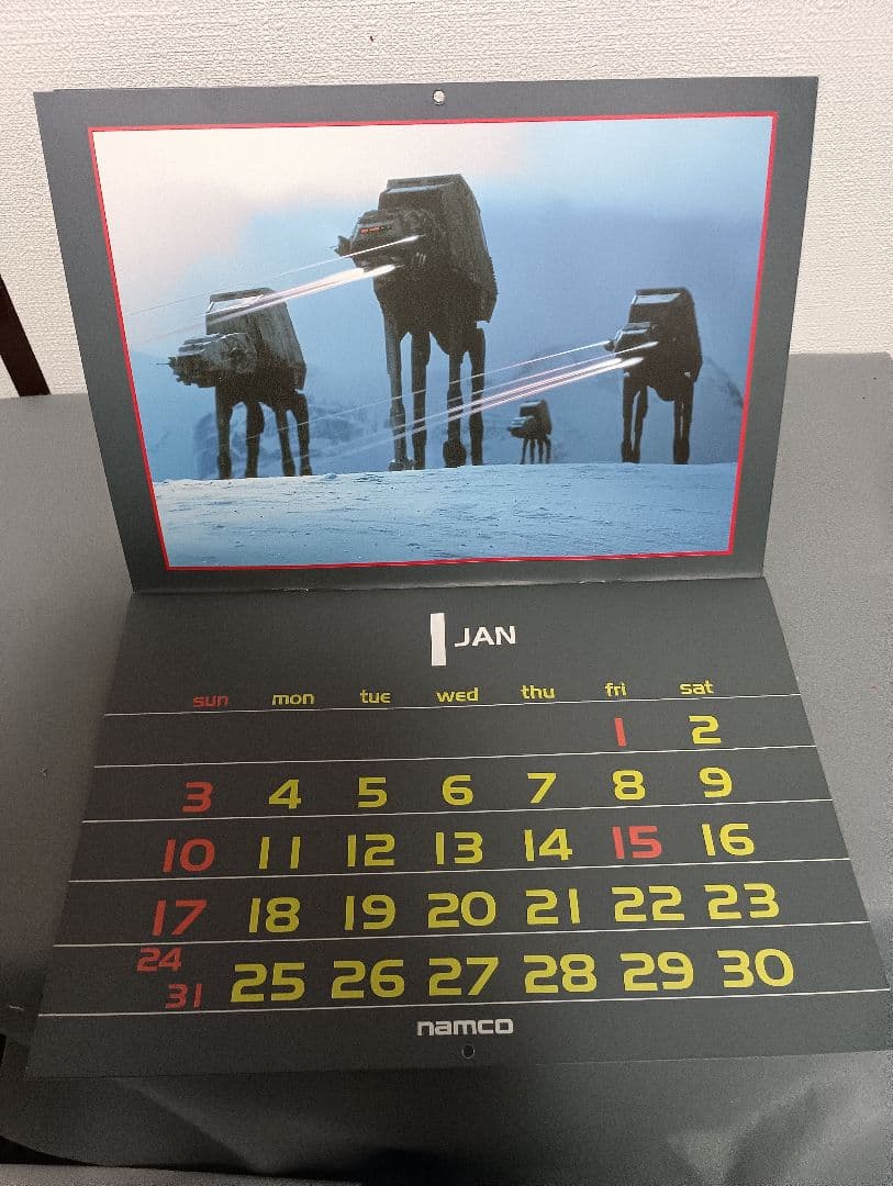 STARWARS x namco 1988年カレンダー