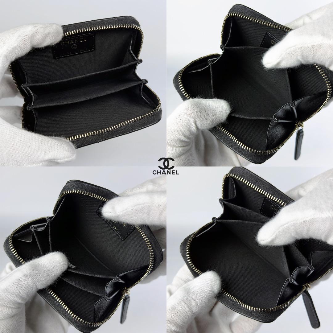 正規品　シャネル19 ディズヌフ　シルバー金具　ケース　小銭入れ　財布