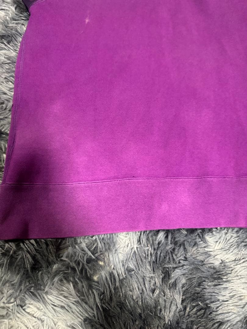 90S BAPE シャークフード パーカー 紫