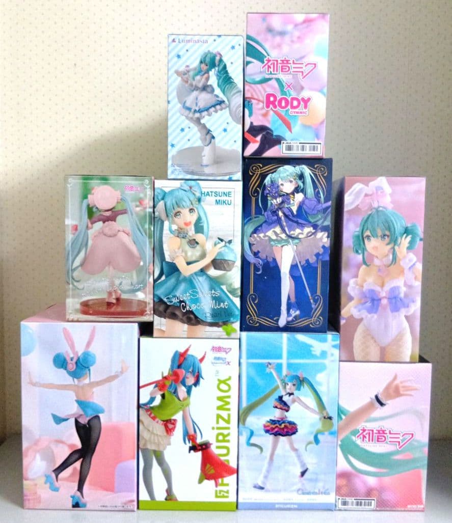 初音ミク　フィギュア　10点