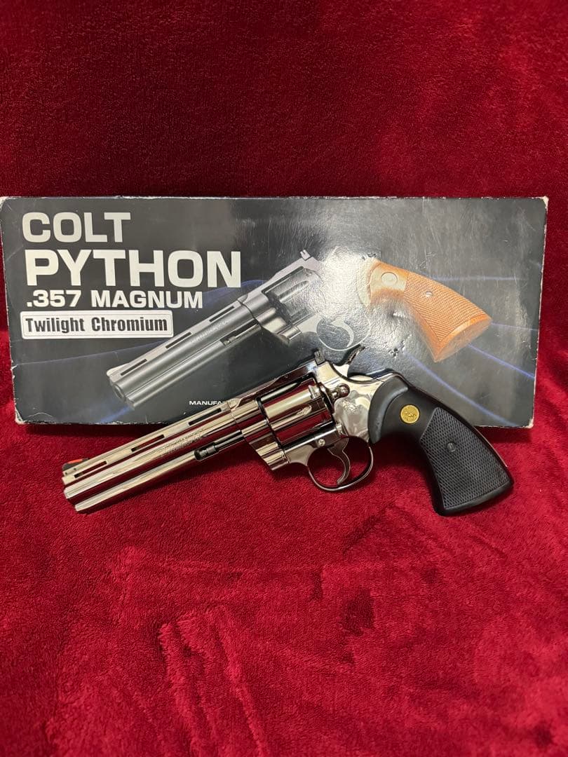 タナカワークス　コルトパイソン　357マグナム　トワイライトクローム