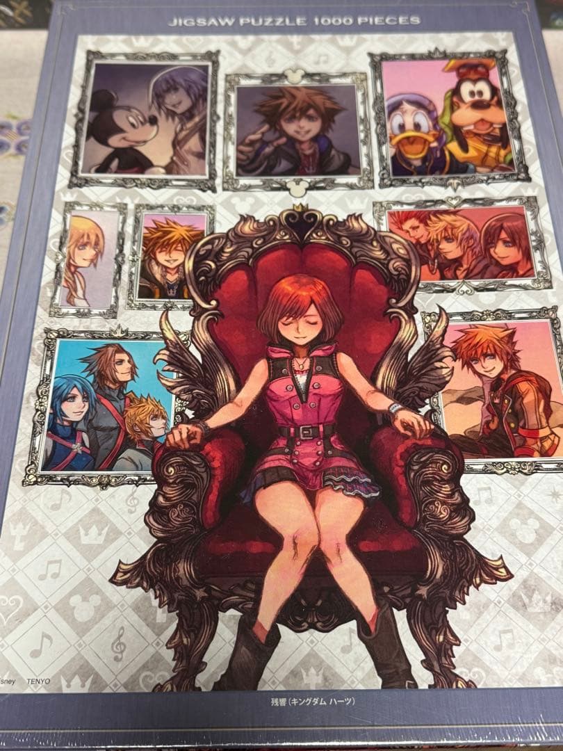 キングダムハーツ 20周年記念パズル 2セット+台座ソラ　カイリ　パズル2セット