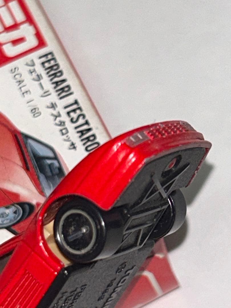 トミカ 日本製 赤箱 91 フェラーリ テスタロッサ　美品