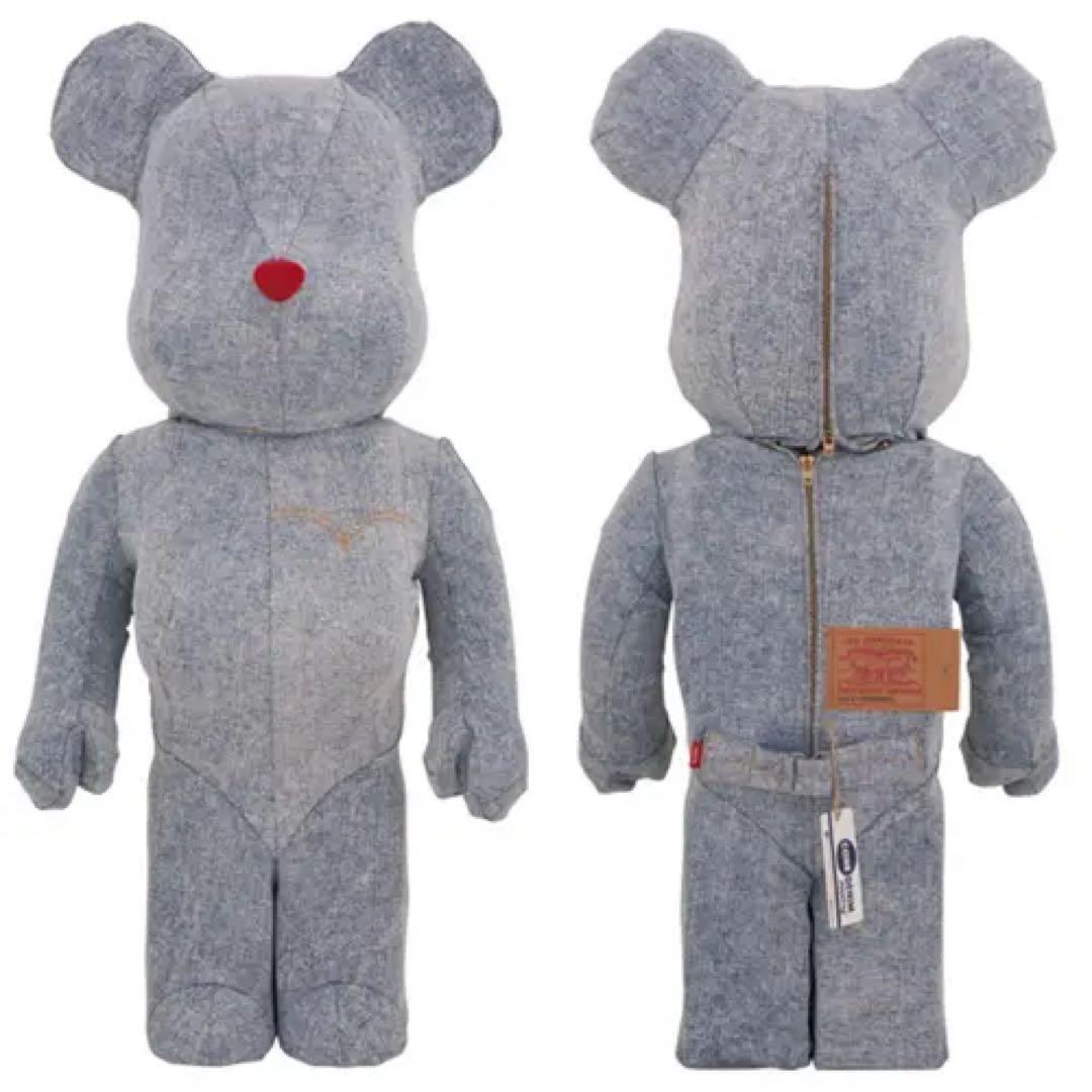 新品 未開封 Levi's BE@RBRICK WASH DENIM 1000%