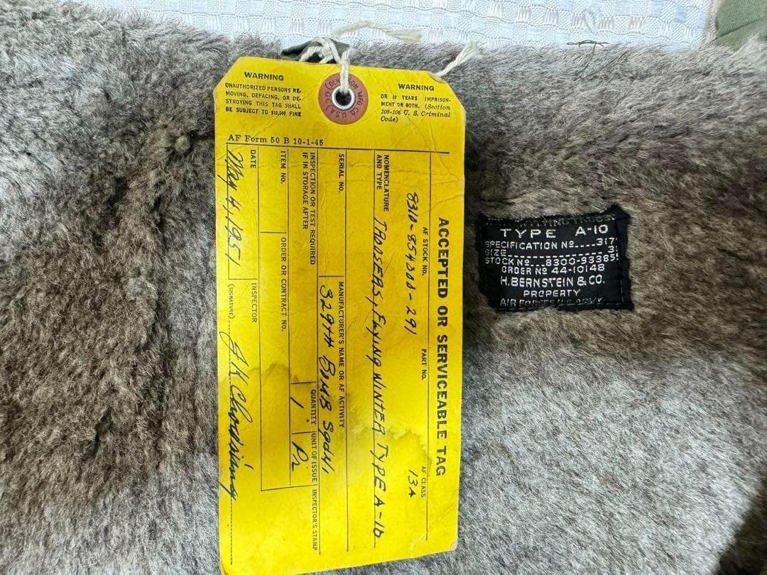 米軍 実物 A-10 フライトパンツ
