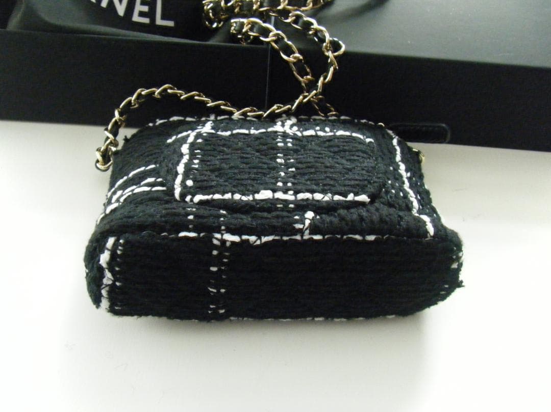 シャネルノベルティ　チェーンショルダーバッグ ツイード